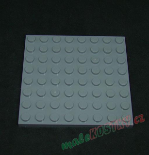 Lego destička 8x8 světle šedá - light bluish gray