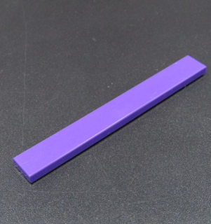 Lego destička hladká 1x8 tmavě fialová