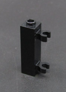 Lego pant na dveře a okna 1 x 1 x 3 - černý