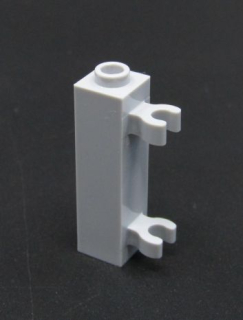 Lego pant na dveře a okna 1 x 1 x 3 - světle šedý - light bluish gray