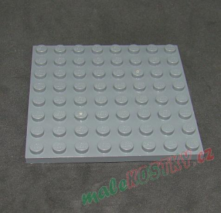 Lego destička 8x8 tmavě šedá - dark bluish gray