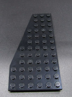 Lego destička klín 12x6 levá černá