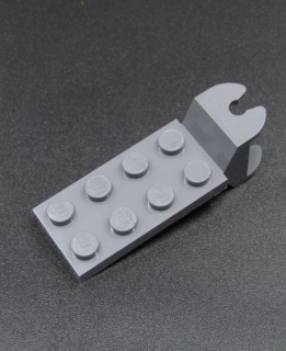 Lego speciální destička 2x4 se spojem - tmavě šedá - dark bluish gray