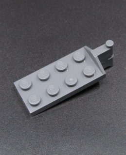 Lego speciální destička 2x4 se spojem - tmavě šedá - dark bluish gray