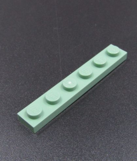 Lego destička 1x6 sand green