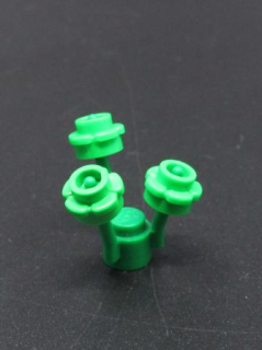 Lego kytka - jasně zelené květy