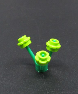 Lego kytka - zelené - lime květy