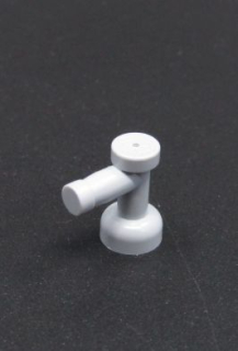 Lego vodovodní kohoutek - světle šedý - light bluish gray