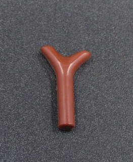 Lego stonek - větvička -  hnědý - reddish brown
