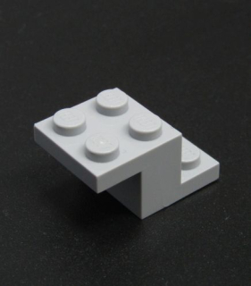 Lego destička speciální 3 x 2 x 1 1/3 - světle šedá - light bluish gray