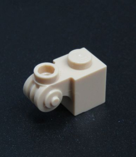 Lego speciální kostička 1x1 - béžová