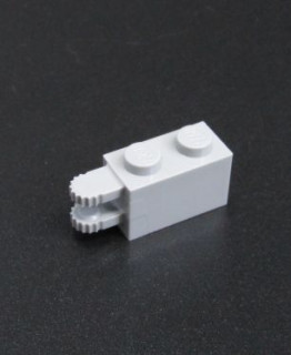 Lego kostička speciální - závěs 1x2 světle šedá - light bluish gray