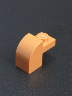 Lego kostička speciální 1 x 2 x 1 1/3 - medium nougat
