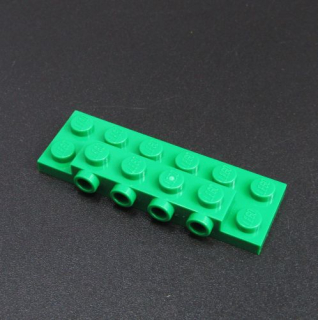 Lego speciální destička s nopy - zelená