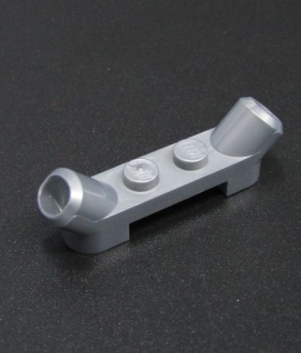 Lego destička speciální 1x4 - flat silver