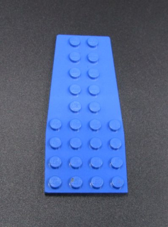 Lego destička klínová 4x9 - modrá