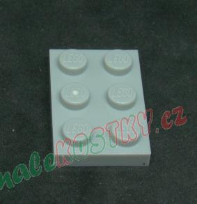 Lego destička 2x3 světle šedá -light bluish gray