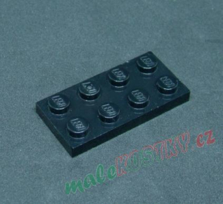 Lego destička 2x4 černá