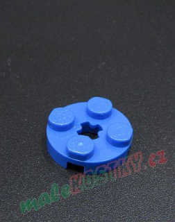 Lego destička kulatá 2x2 modrá