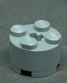 Lego kostička kulatá 2x2 tmavě šedá -dark bluish gray