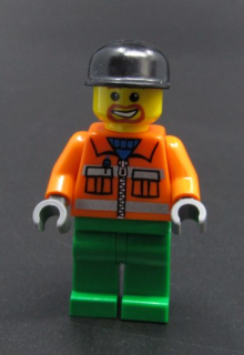 Lego figurka popelář